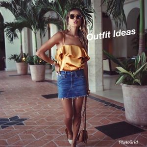 Abercrombie and Fitch Denim Skirt Size 4